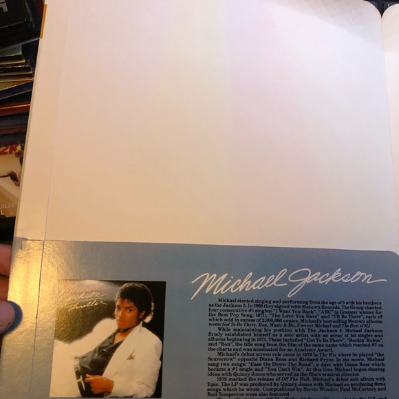Michael Jackson vintage school folder - Picture 3 of 4